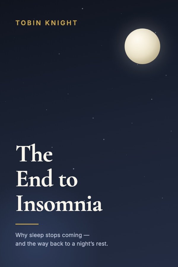 The End to Insomnia by Tobin Knight — book cover